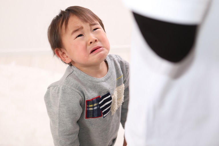 イヤイヤ期が重なるため