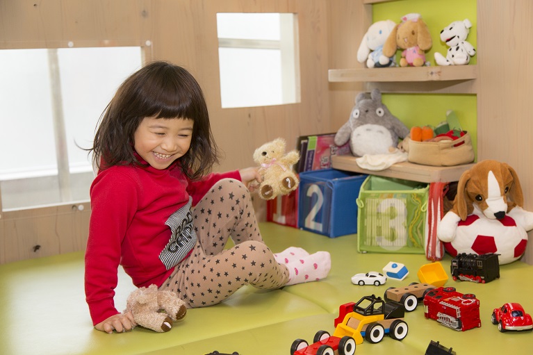 子どもたちはキッズルームが大好きです